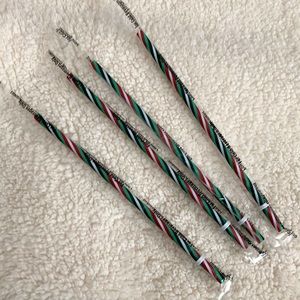 *4* NEW 2019 Starbucks Christmas Venti Cup Straws